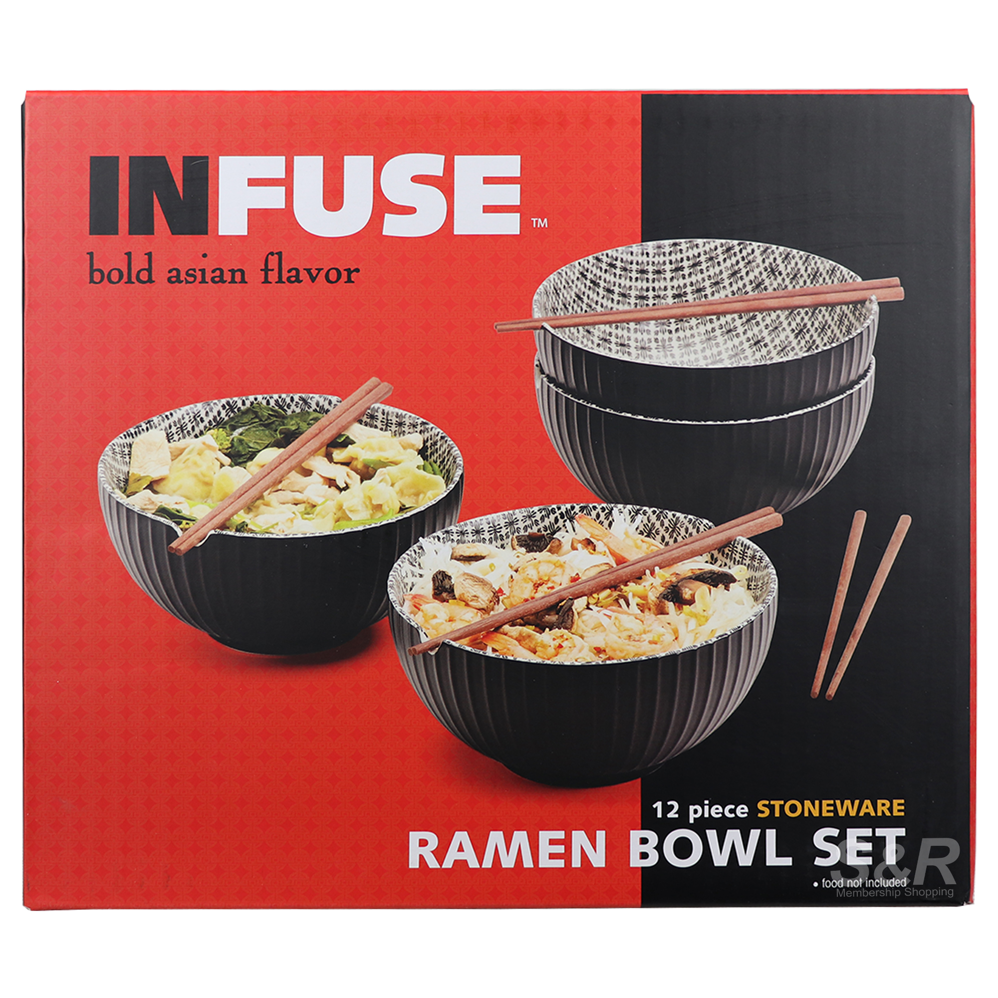 Infuse Ramen Bowl 12pc set Infuse Ramen Bowl 12pc set